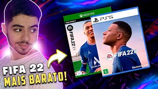 Como COMPRAR o FIFA 22 mais BARATO PC PlayStation e Xbox [upl. by Sihonn]