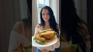 Chicken Basil Salad sandwich cooking easyrecipe [upl. by Anita]