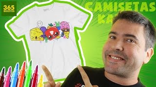 CAMISETAS PERSONALIZADAS CON DIBUJOS KAWAII  con marcadores Giotto  facil y barato [upl. by Ordisy]