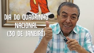 Mauricio de Sousa fala sobre o Dia do Quadrinho Nacional 30 de janeiro [upl. by Gery]