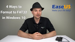 How to Format to FAT32 in Windows 10 [upl. by Sivrat]