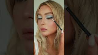 Lilly Rose Depp makeup 🩵 makeup makeupshorts makeuptutorial lillyrosedepp shorts viralshorts [upl. by Osbourn]