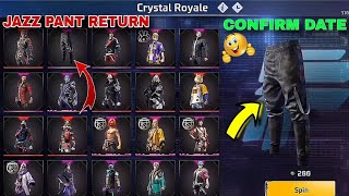 Jazz Pant Return Confirm Date  7th Anniversary Magic Cube Store Update  FF New Event [upl. by Mohr]