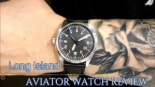 Islander Aviator Watch Review ISL45 Best Budget Flieger [upl. by Green]