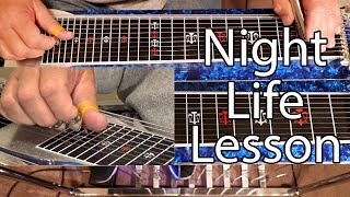 Night Life Lesson by Buddy Emmons  Pedal Steel Guitar [upl. by Yesnel]