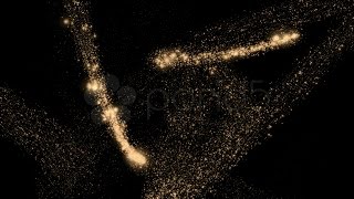 Loopable Background Magical Sparkle Light Flying Beams Fairy Dust Stock Footage [upl. by Huttan]