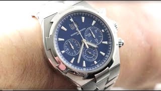 Vacheron Constantin Overseas Chronograph 49150B01A9745 Luxury Watch Review [upl. by Ecirted967]