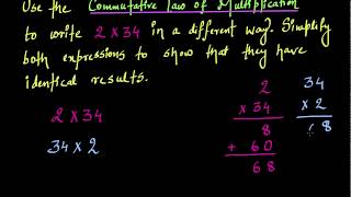 Commutative law of multiplication Hindi [upl. by Hirst]