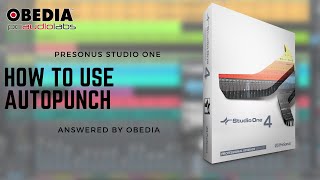 How to use Autopunch in Studio One [upl. by Rickart]