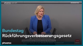 Bundestagsdebatte zum Rückführungsverbesserungsgesetz am 301123 [upl. by Ardath]