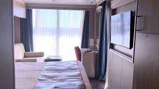 4041 Veranda Cabin Tour  Koningsdam [upl. by Anaitsirc]