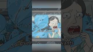 Mr Meeseeks finally exploded😫😤Rick and Morty shortsfeed shorts [upl. by Laehplar]