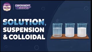 Solution suspension and colloid  ExperimentShorts [upl. by Cerracchio]