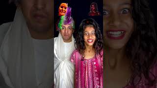 Pagal Bhoot 🧟‍♂️☠️🌸 Vs Bhikhari Bhoot🧟‍♀️💀👻Look Challenge shorts ytshorts funnyshorts bhoot [upl. by Hardie598]