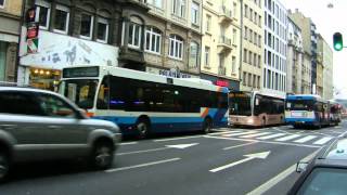 Buses Luxembourg ville Avenue de la Liberté [upl. by Nnylf173]