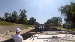 Le Boating on the Canal de Garonne [upl. by Noyerb]