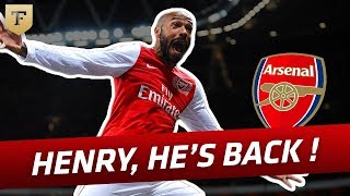 Thierry Henry  le retour de la légende à Arsenal 2012 [upl. by Deppy]