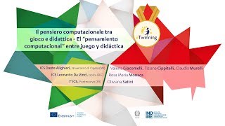 Premi nazionale eTwinning 2017  Il pensiero computazionale tra gioco e didattica [upl. by Isis]