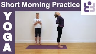 Morning Yoga Practice Short yoga sequence Iyengar Yoga for Beginners [upl. by Ozner510]