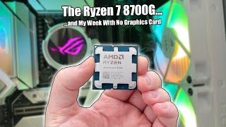 The AMD Ryzen 7 8700G  60 FPS Gaming Without a Graphics Card [upl. by Akimit]