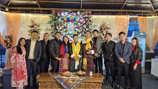 Tashi Ongmu Bhutia weds Sangay Lendup Bhutia Bhutia wedding sikkim Rumtek [upl. by Mcdade]