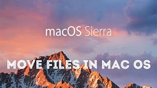 How to move files on Mac without copying them [upl. by Kcirdez]