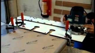 ITS TV Unika Multipurpose Worktop Router Jig Demo [upl. by Rebmit]