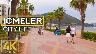 Sunny Day in a Beautiful City ICMELER  Summer trip to Turkey  4K City Life Video [upl. by Pomfrey]