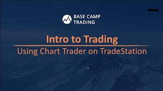 Intro to Trading How To Use Chart Trader in TradeStation [upl. by Atat]