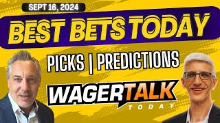 Free Best Bets and Expert Sports Picks  WagerTalk Today  MLB Picks  Monday Night Football  916 [upl. by Anthiathia]