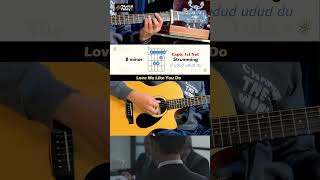 Love Me Like You Do  Ellie Goulding  Guitar Chords guitar lovemelikeyoudo [upl. by Nyrem]