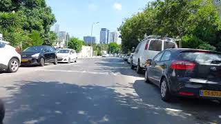 Road bikeLohami Galipoli StTel Aviv to Jabotinsky St Ramat GanIsrael [upl. by Anse]