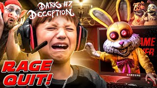 The Joy Joy GANG made Chase RAGE FGTeeV the Glitching Pig Dark Deception 6 [upl. by Llereg]