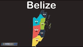 Belize Geography FULLY ANIMATED [upl. by Icnan355]