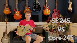 PRS SE 245 Pickups Vs PRS USA Core 245 Pickups [upl. by Fiske]