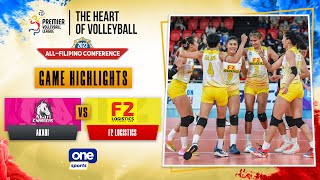 F2 Logistics vs Akari highlights  2023 PVL AllFilipino Conference  Feb 11 2023 [upl. by Annayk493]