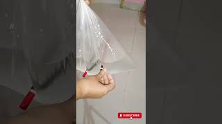 Take polythene filled with water and take two pencils shorts fyp fypシ゚viral diy [upl. by Ammej857]