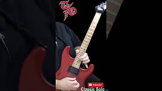 Christmas Canon Rock  Solo  Trans Siberian Orchestra  guitarsolo fingertapping [upl. by Louanna]