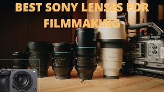 BEST Lenses for Sony fx6 and Sony fx3 for Video  Filmmaking [upl. by Axe]