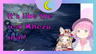 Polka Imitates the Khezu roar for Luna 👑Hololive Eng Sub [upl. by Atselec242]