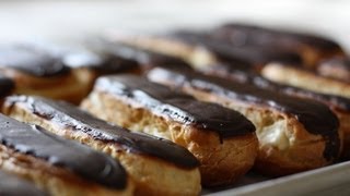 Chocolate eclairs recipe and home demonstration [upl. by Glogau317]