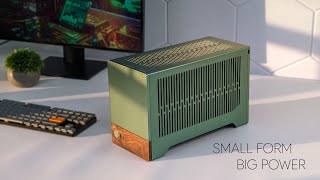 We Built A Crazy Powerful Small Foot Print Gaming PC That Runs EVERYTHING [upl. by Airdnola]