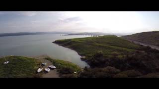 Diga di Senise  Monte Cotugno Lake  A Drones View [upl. by Yeslrahc]