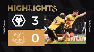 Finishing 2023 in style  Wolves 30 Everton  Highlights [upl. by Atnicaj]