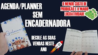 PASSO A PASSO  PlannerAgenda 2024  Planner grampeado [upl. by Mik554]