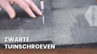 Welke schroeven kiezen voor potdekselplanken monteren  Zwarte schroeven [upl. by Neuburger311]