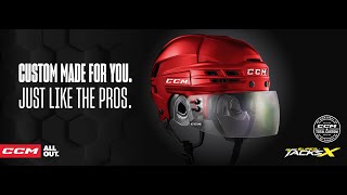 CCM Super Tacks X  Custom helmet [upl. by Thea]