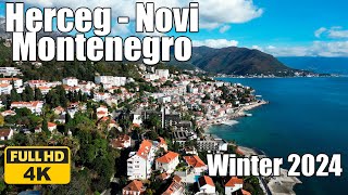 【4K】𝐖𝐀𝐋𝐊 ➜ Herceg Novi Montenegro 2024 [upl. by Toffic]