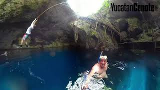 Progreso Mexico Shore Excursion  Cenote Rope Swing with YucatanCenote [upl. by Eduardo925]