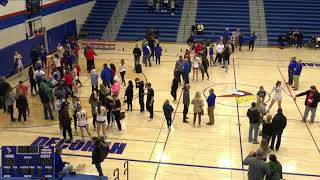 Decorah vs Mason City High School Girls Varsity Basketball [upl. by Ahsinel]